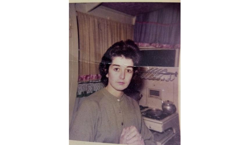 An old photograph of Annamaria's mam, Liliana