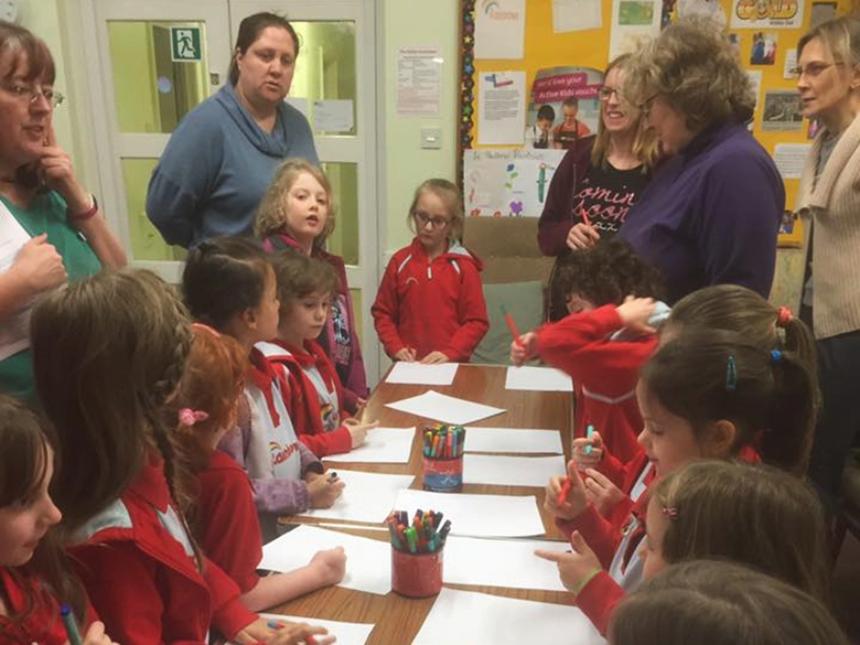 Girl guides learning more about dementia
