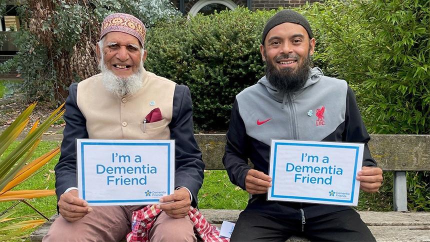 Emdad Rahman with Dabirul Choudhury OBE