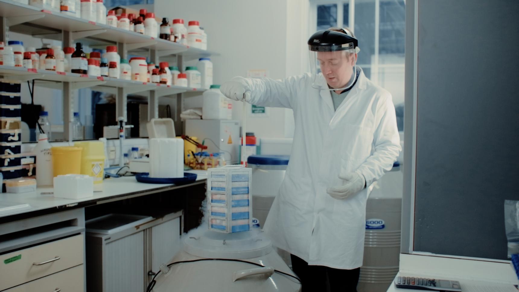 See an exclusive behind the scenes lab tour with Senior Research Fellow Charlie Arber