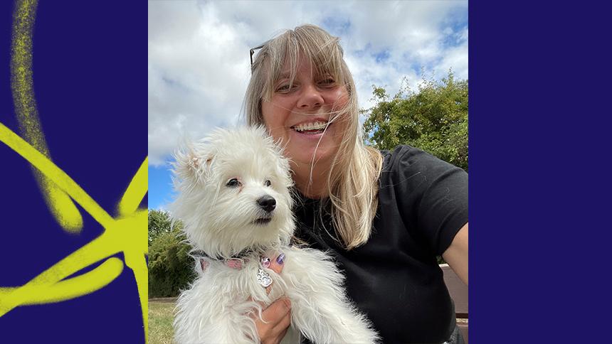 Joanne Redhead with Poppy