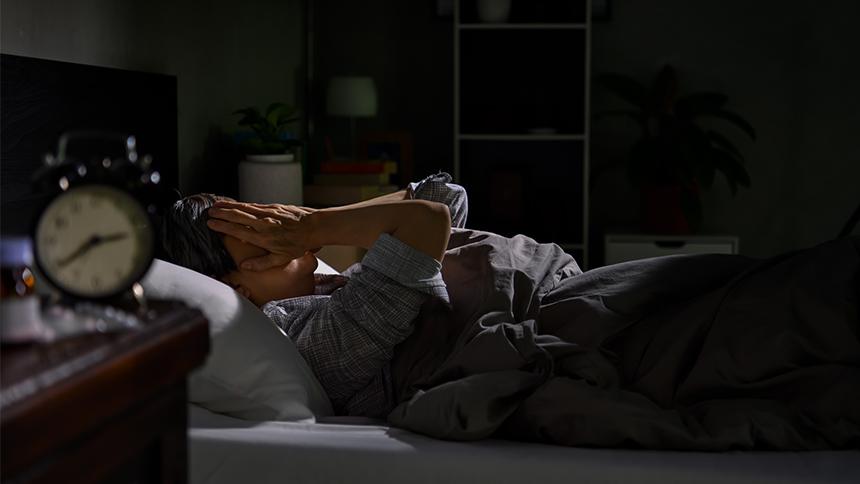 Someone trying to sleep