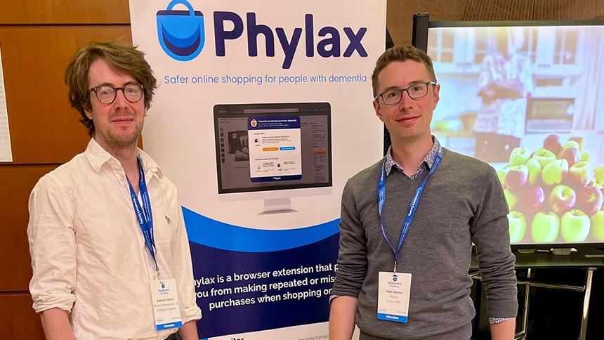 Jake and his brother Sam, both software developers, who created Phylax 