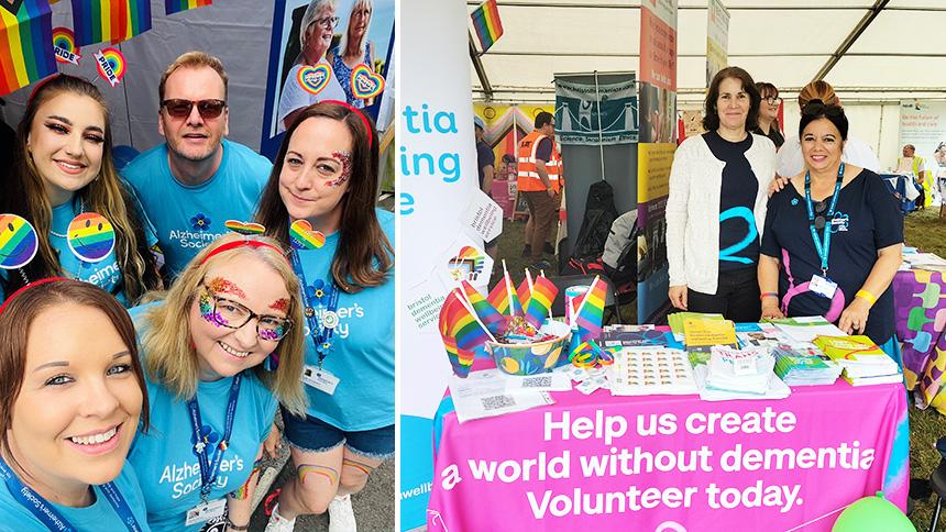 Alzheimer's Society at Pride events