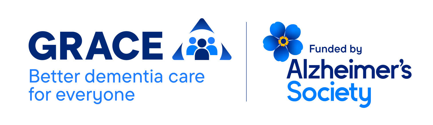 Grace and Alzheimer's Society logos