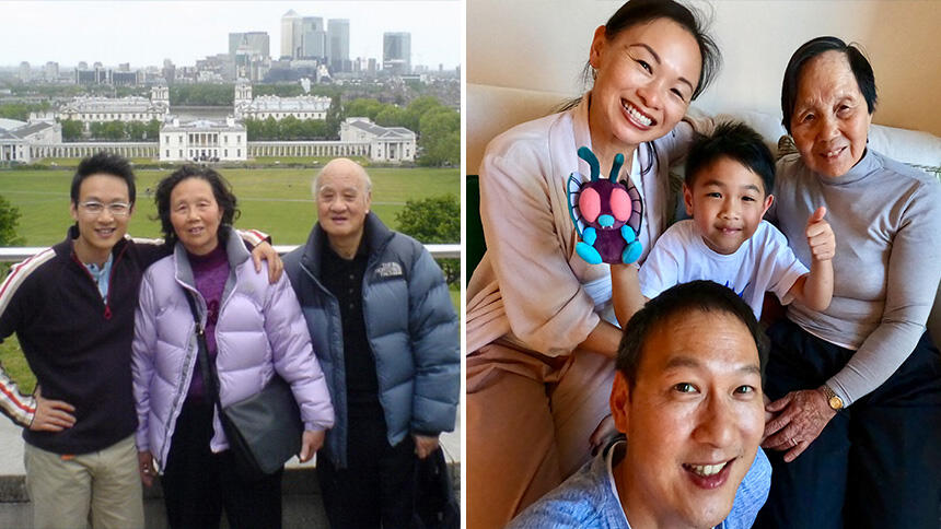 Steven Lai and family