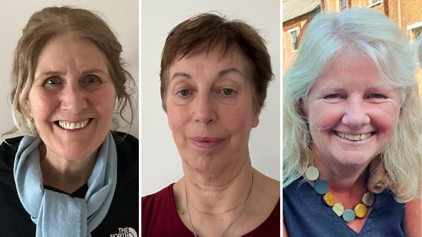 De Ward, Amanda Wollam and Jane Ward