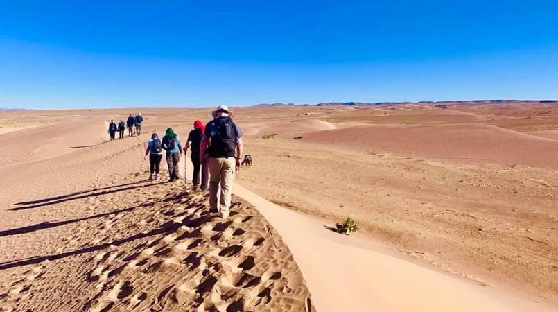 Group Sahara trekkers