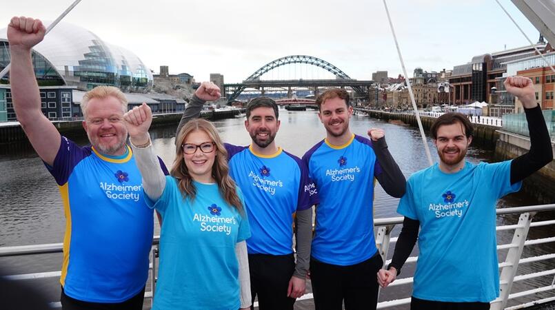 Dementia Run Club members in London.
