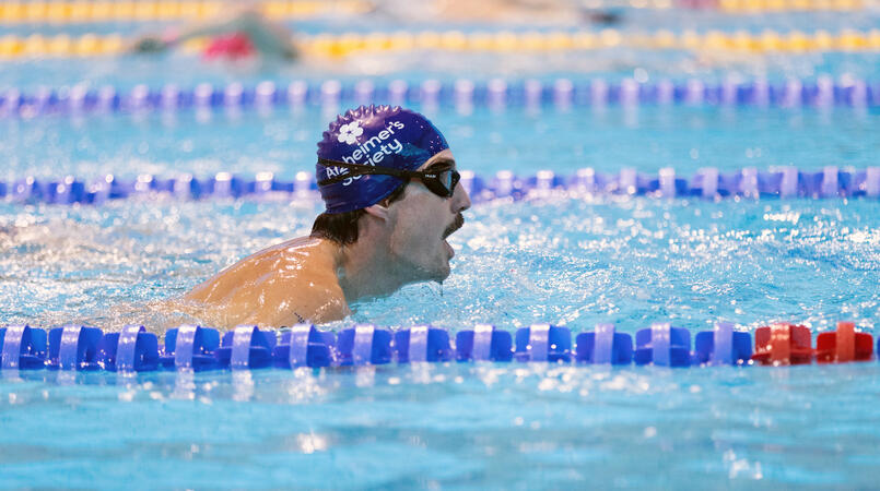 Male Marathon Swims Swimmer