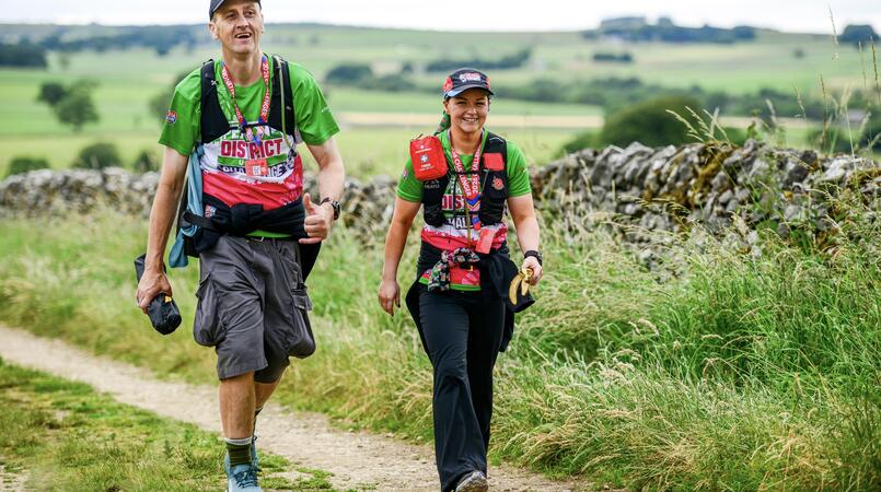 Peak District UC walkers