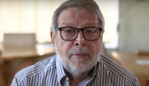 A close-up of Gordon, husband to Susan with FTD