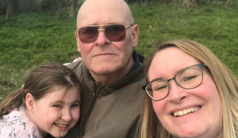 Aimee, Brian and Sara smiling together