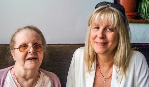 Julia and her mum, Gladys