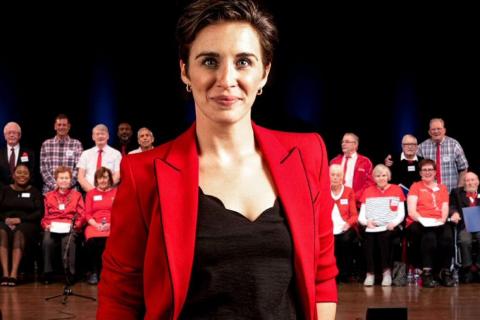 Vicky McClure filming Our Dementia choir