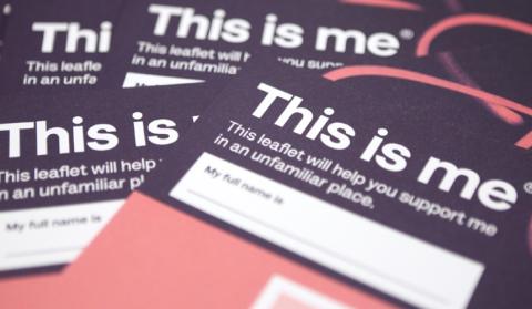 Examples of the 'This is me' leaflet