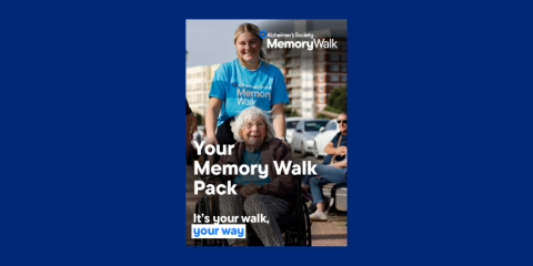 Organise your own Memory Walk pack