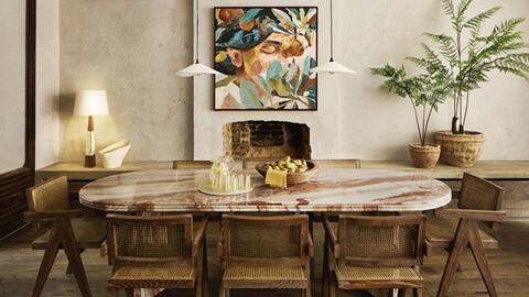 The dining room of the Omaze London house you can win, while raising money for Alzheimer's Society