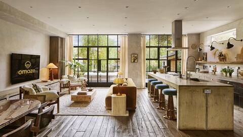 The kitchen of the Omaze London house you can win, while raising money for Alzheimer's Society