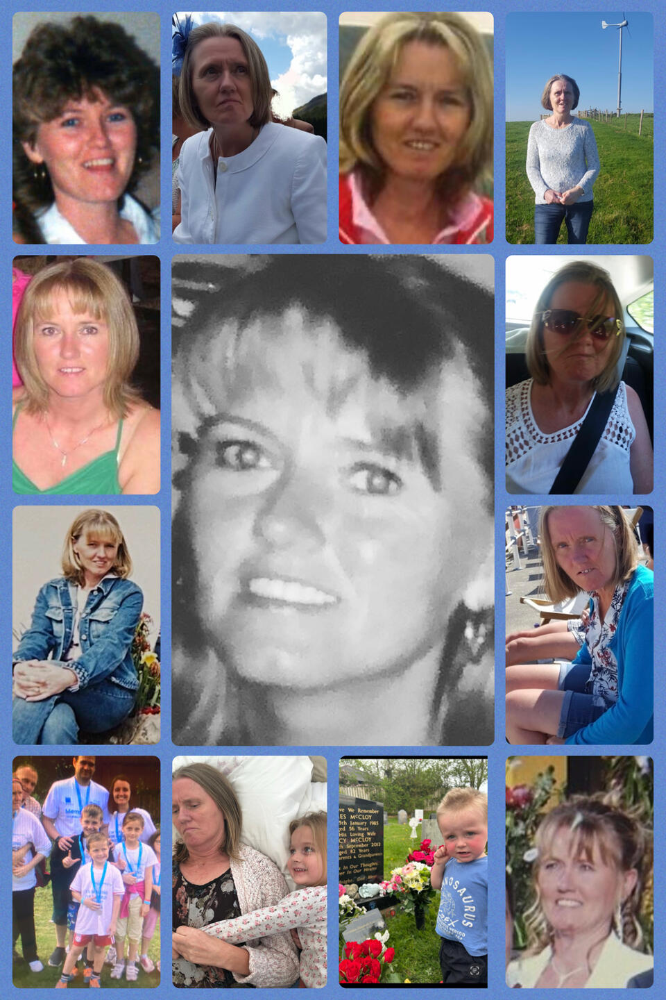 College of photos of a woman