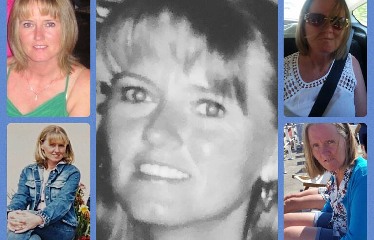 College of photos of a woman